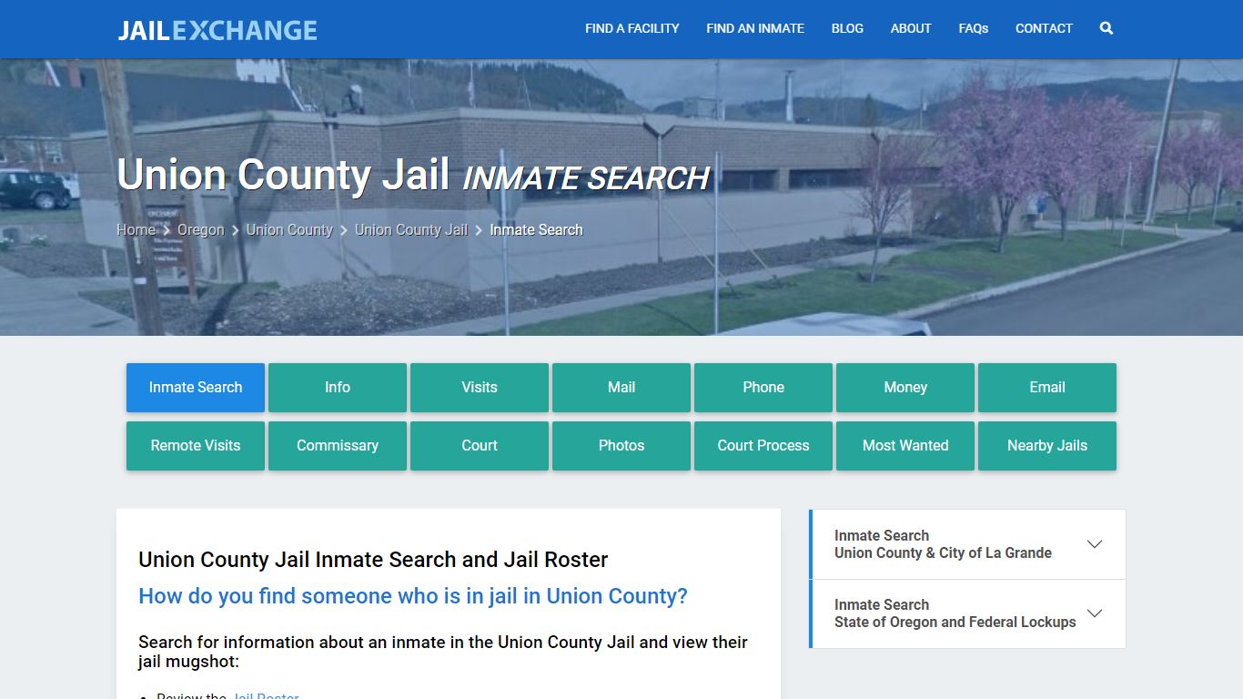 Inmate Search: Roster & Mugshots - Union County Jail, OR